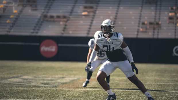 Khatavian Franks at practice